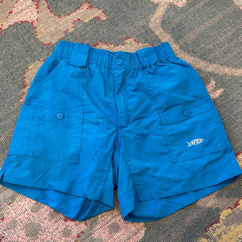AFTCO Bright Blue Utility Shorts
